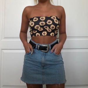 Sunflower tube top